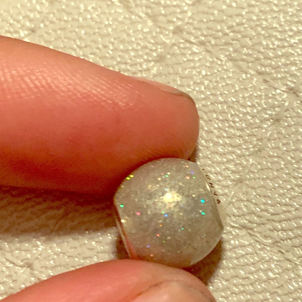 Pandora Charm- Glitter Ball in Silver